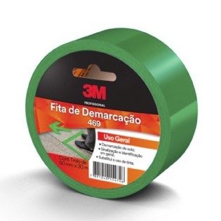 FITA 3M DEMARCACAO 469 VERDE 50MMX30M