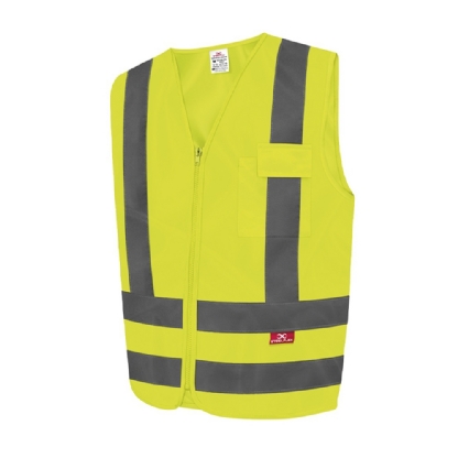 COLETE TIPO BLUSAO STEELFLEX 1 BOLSO AMARELO TAM G
