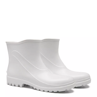 BOTA BRACOL PVC BPE ACQUA FLEX CURTA BRANCA SEM FORRO N39