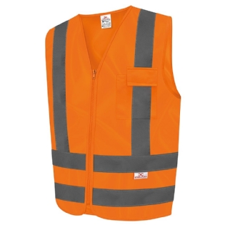 COLETE TIPO BLUSAO STEELFLEX 1 BOLSO LARANJA TAM XXG