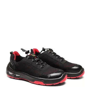TENIS BRACOL DETROIT CBP BTHT ELETRICISTA PRETO SOLADO VERMELHO N44