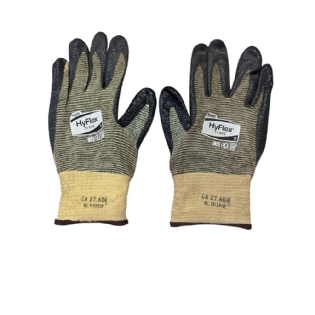 LUVA ANSELL HYFLEX 11-510 PRETA TAM G 9