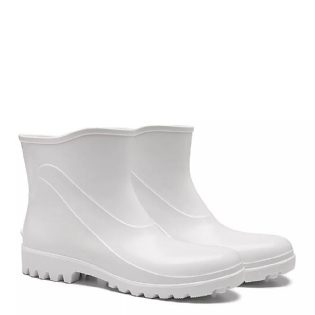 BOTA BRACOL PVC BPE ACQUA FLEX CURTA BRANCA SEM FORRO N38