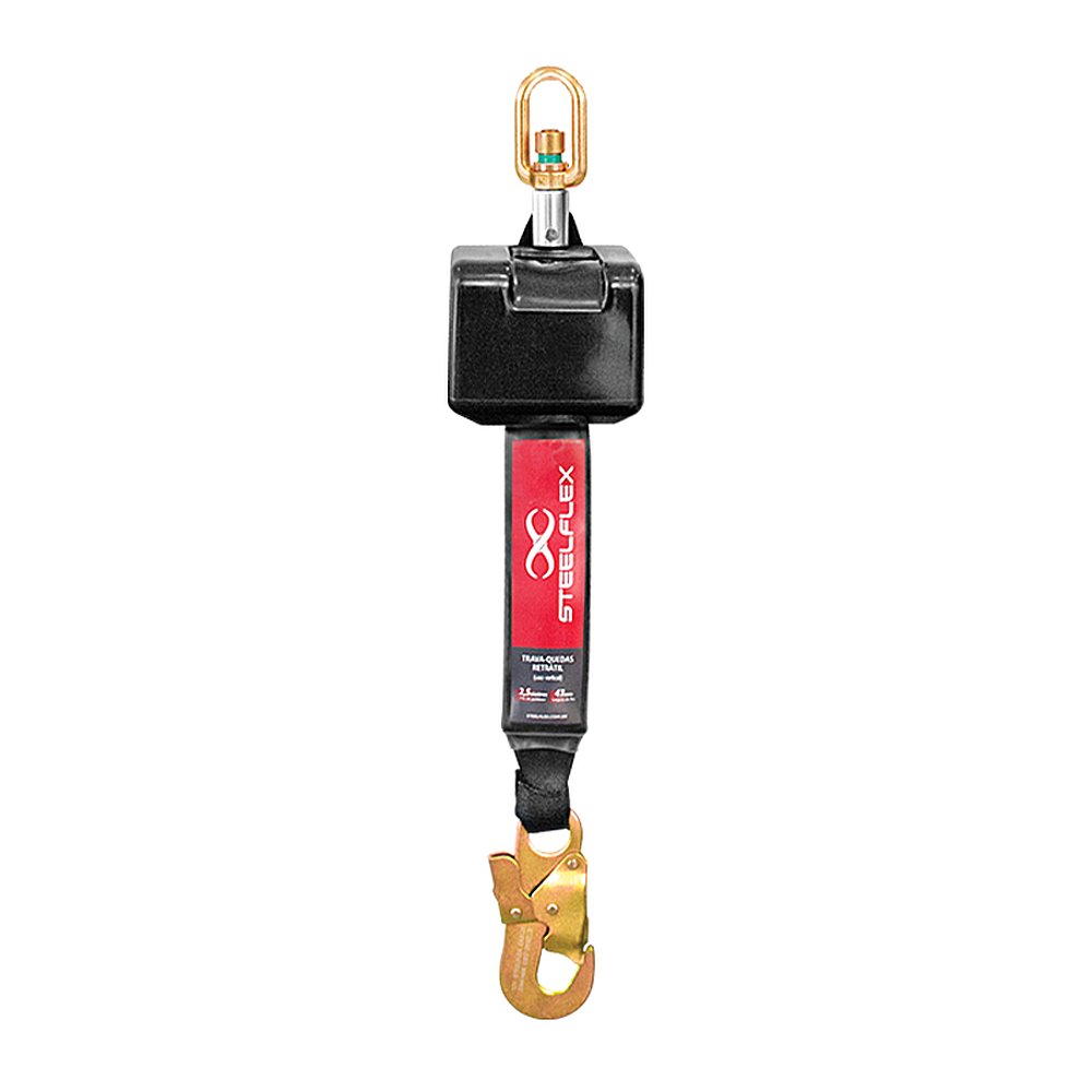 TRAVA QUEDAS RETRATIL STEELFLEX FT POLIESTER LARG 47MM E 2.5 COMPR