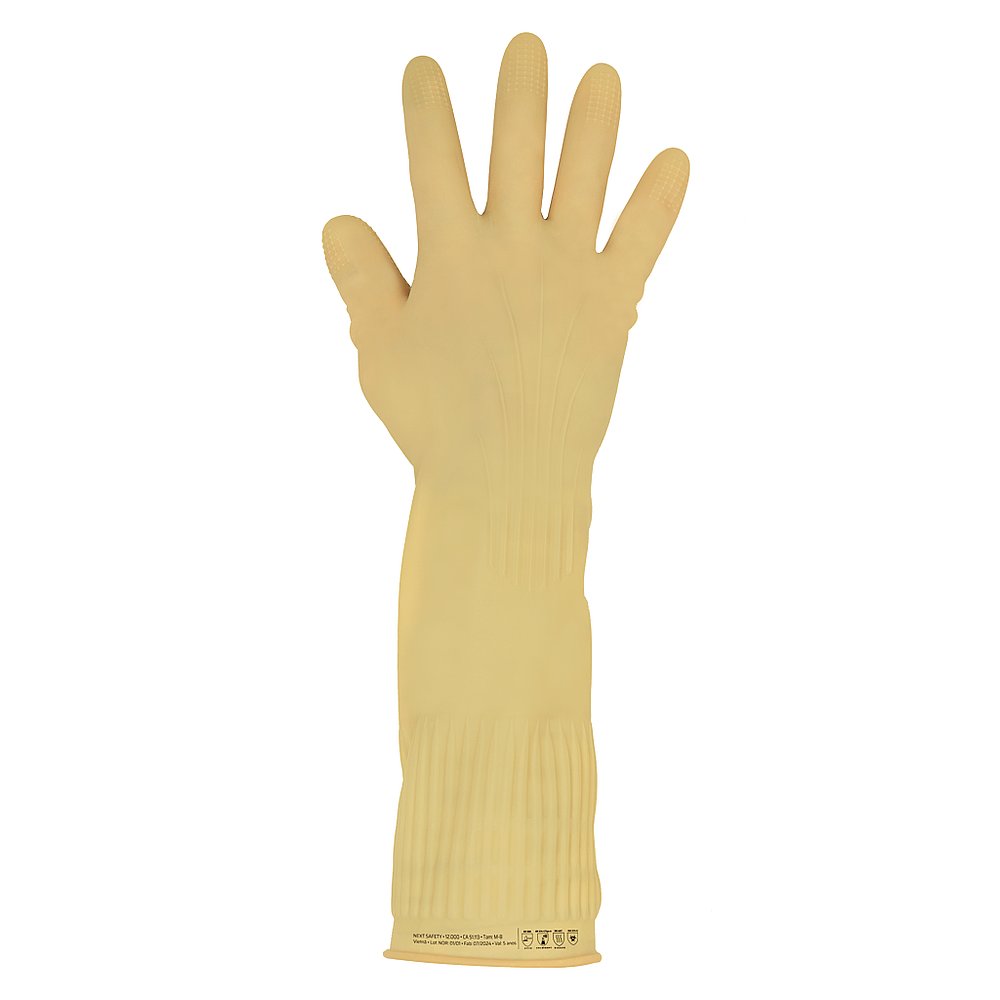 LUVA PURAGUARD PREMIUM DE LATEX LONGA TAM G
