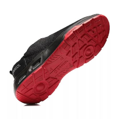 TENIS BRACOL DETROIT CBP BTHT ELETRICISTA PRETO SOLADO VERMELHO N46