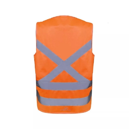 COLETE TIPO BLUSAO STEELFLEX SEM BOLSO LARANJA TAM XG