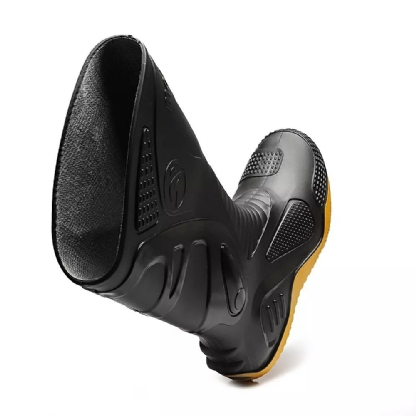 BOTA BRACOL PVC MOTOSAFE SL AMARELO C/FORRO N37