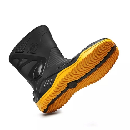 BOTA BRACOL PVC MOTOSAFE SL AMARELO C/FORRO N41