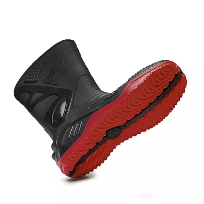 BOTA BRACOL PVC MOTOSAFE SL VERMELHO C/FORR N38