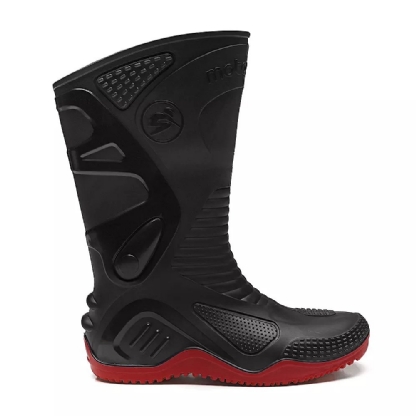 BOTA BRACOL PVC MOTOSAFE SL VERMELHO C/FORR N38