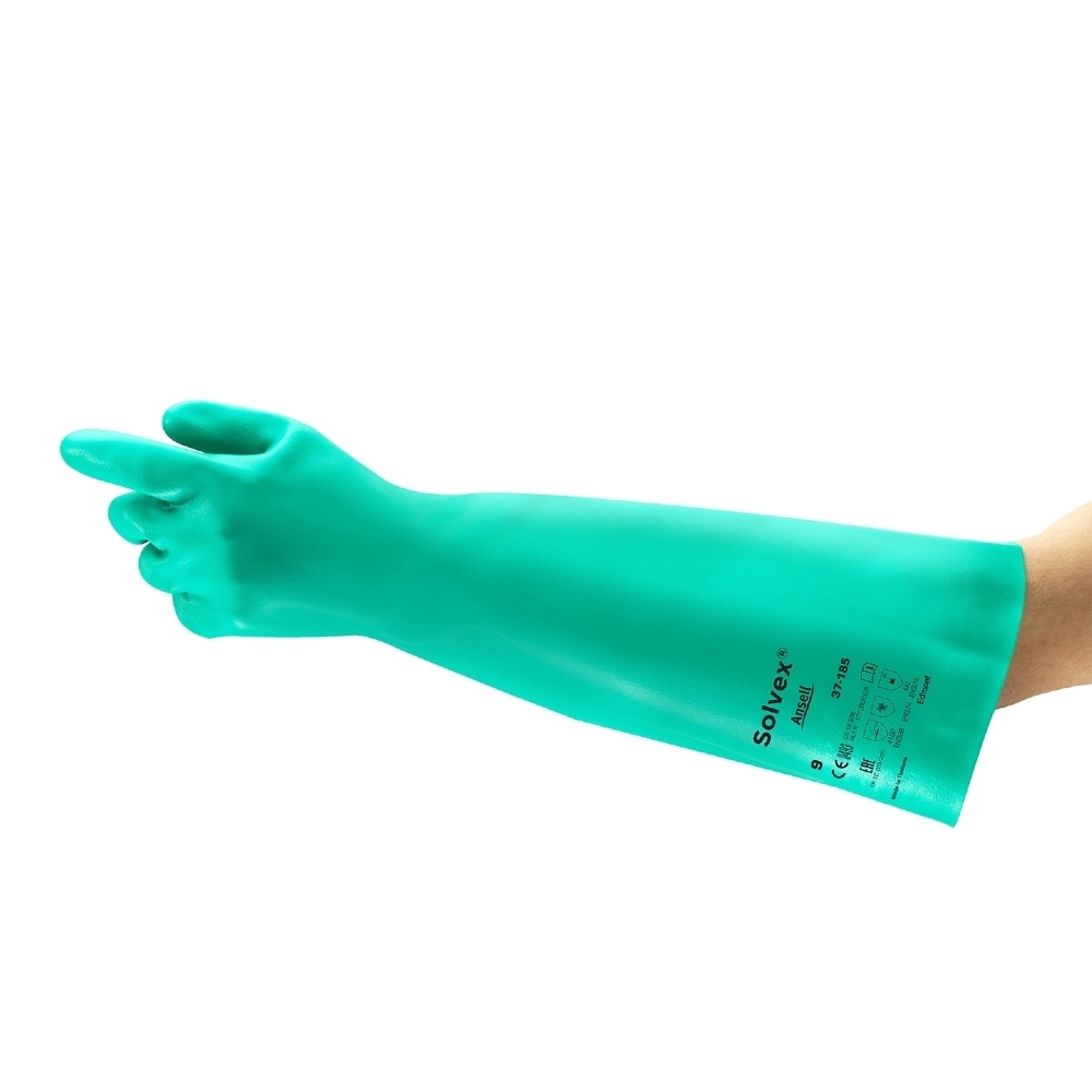 さわ LUVA ANSELL SOL-VEX 37-185 VERDE TAM 10