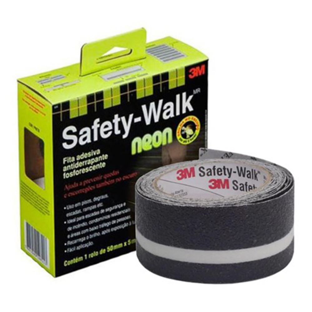 FITA 3M SAFETY-WALK FOSFORESC 50MMX5M