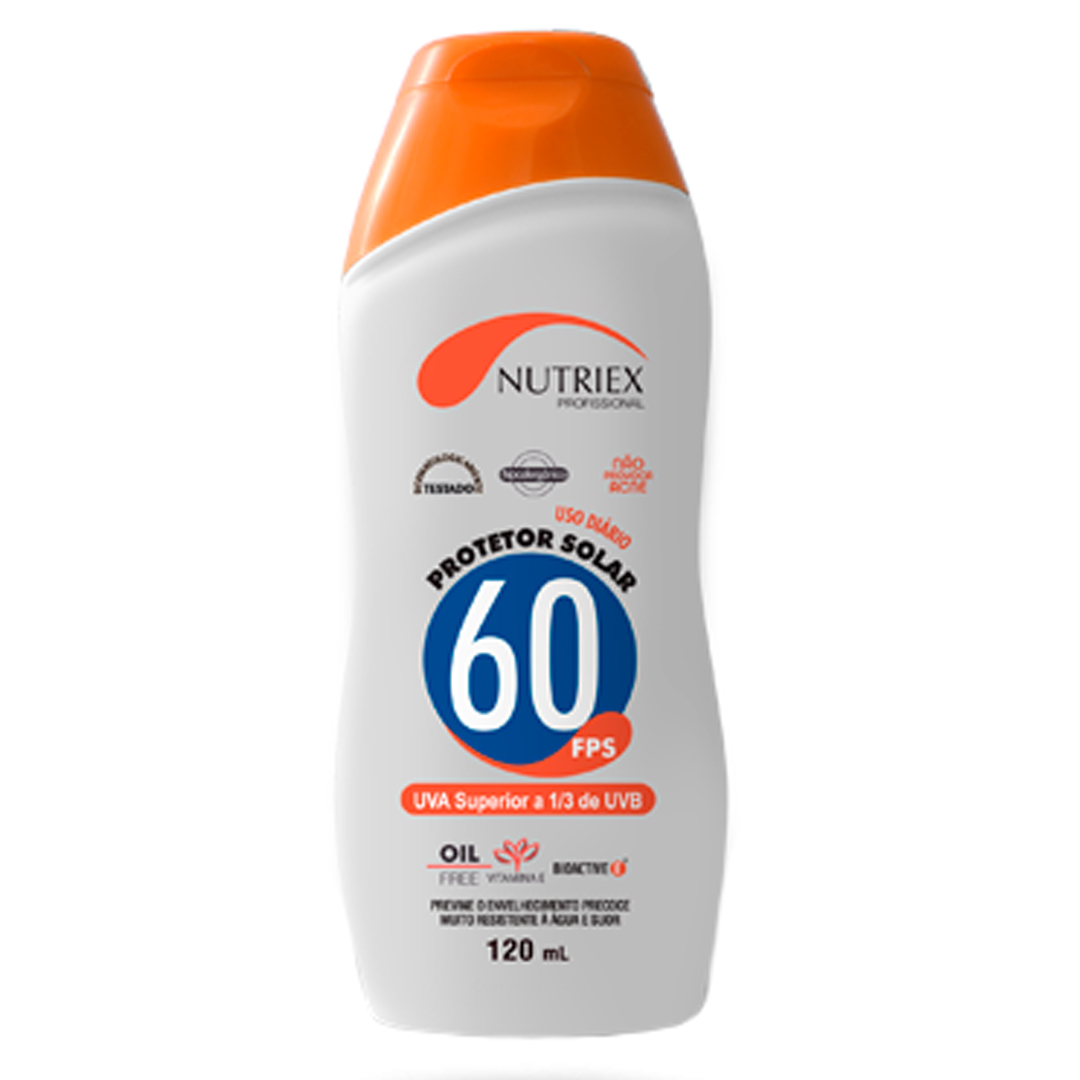 PROTETOR SOLAR UVA FPS 60 - BISNAG 120ML