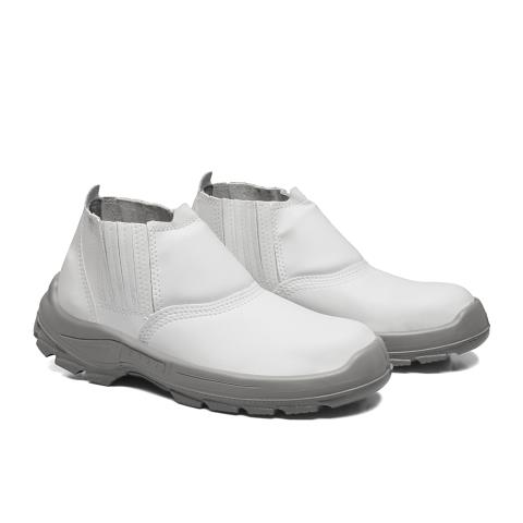 BOTINA BRACOL BELM ELÁSTICO MICROFIBRA BRANCO BICO PLÁSTICO PU N39