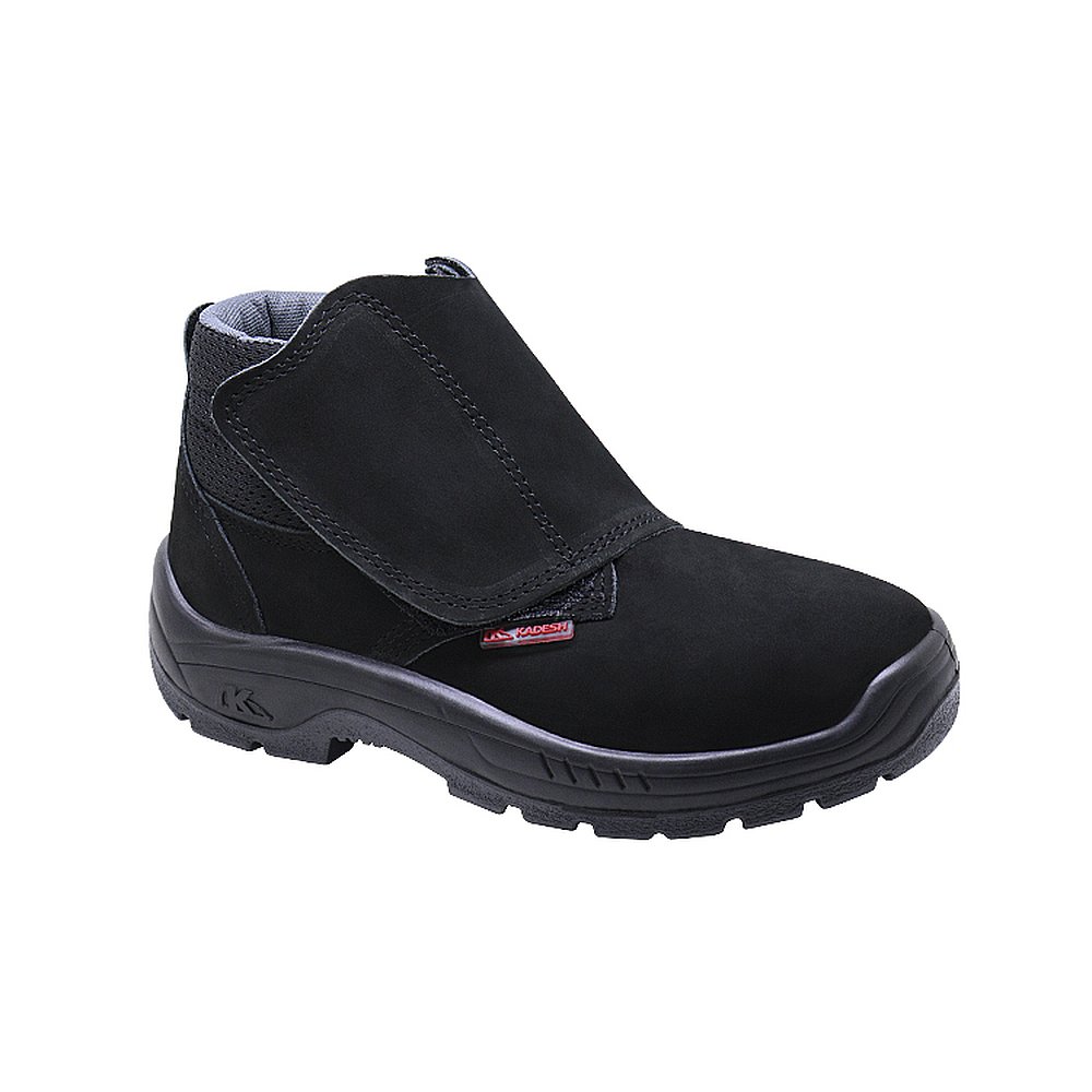 BOTINA KADESH NOBUCK VELCRO PRETA N46