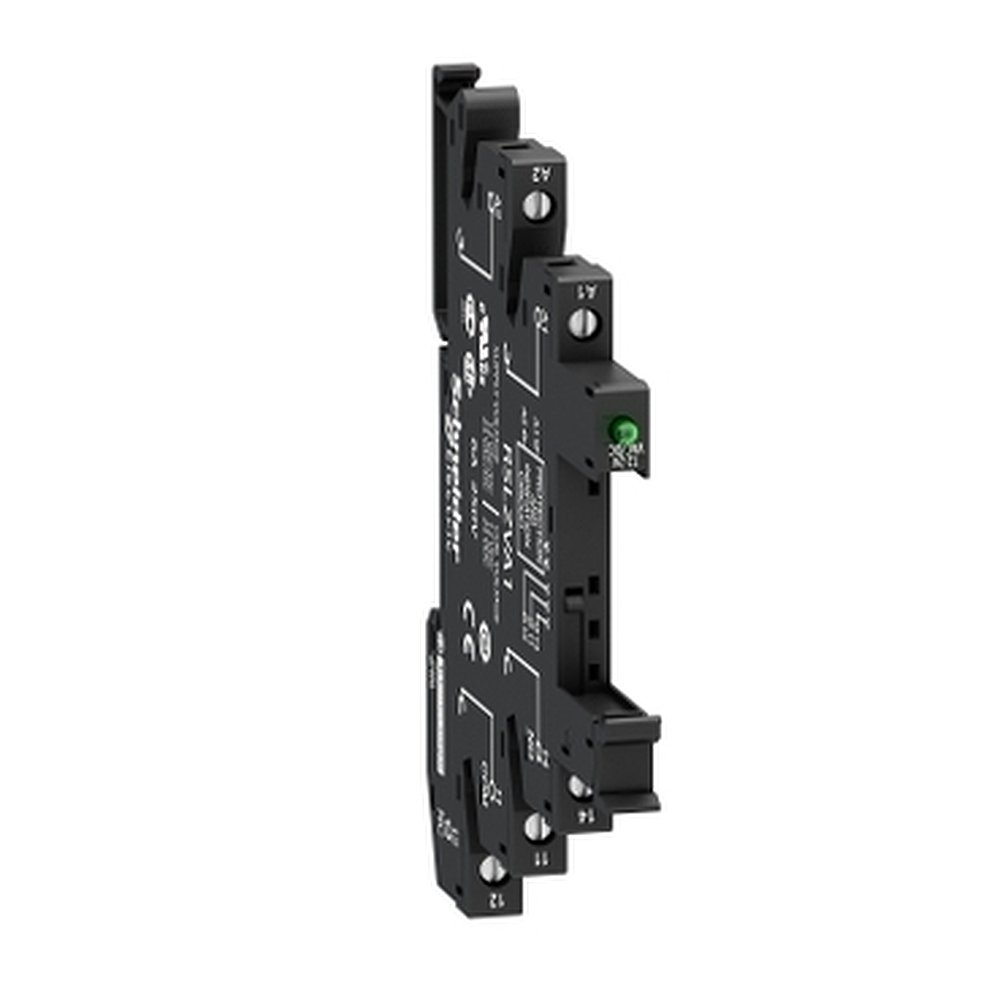 BASE RELE S/LED 24VCC 1REV
