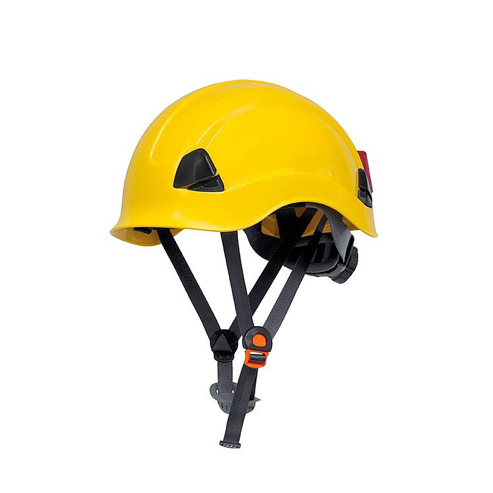 CAPACETE STEELFLEX FALCON ALPINISTA  COM SUSPENSAO AMARELO CA 42234