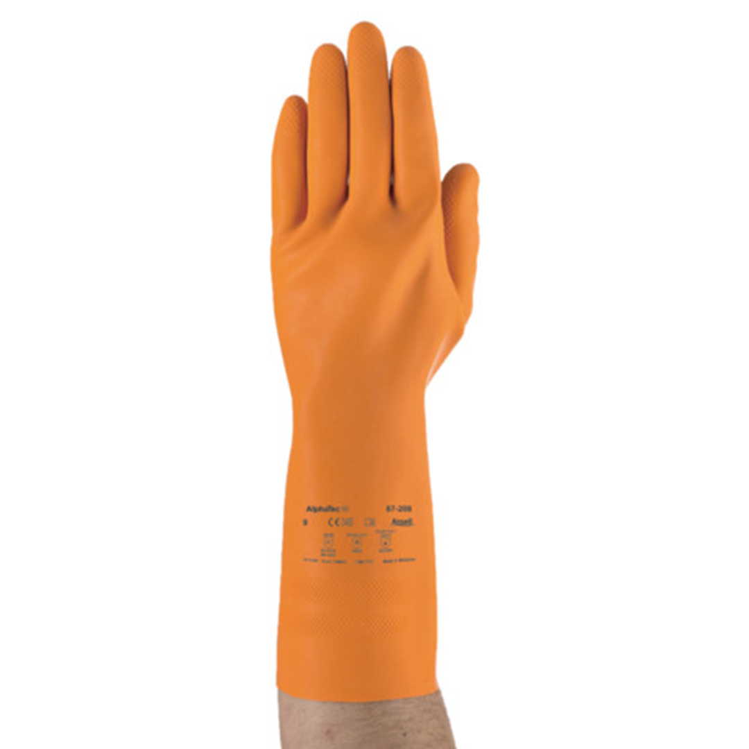 LUVA ANSELL ORANGE 87-208 TAM P 7