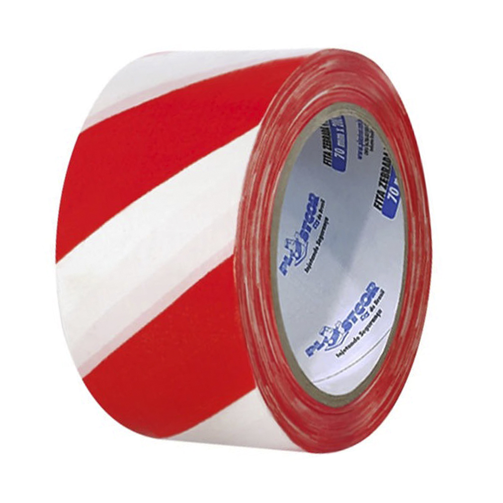 FITA PLASTICA ZEBRADA VM/BR 200M